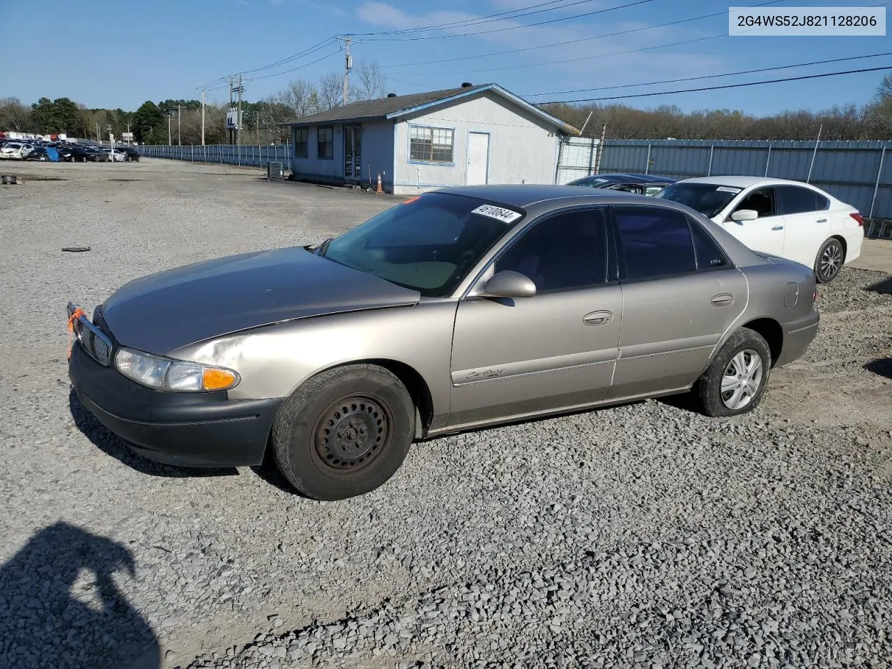 2G4WS52J821128206 2002 Buick Century Custom