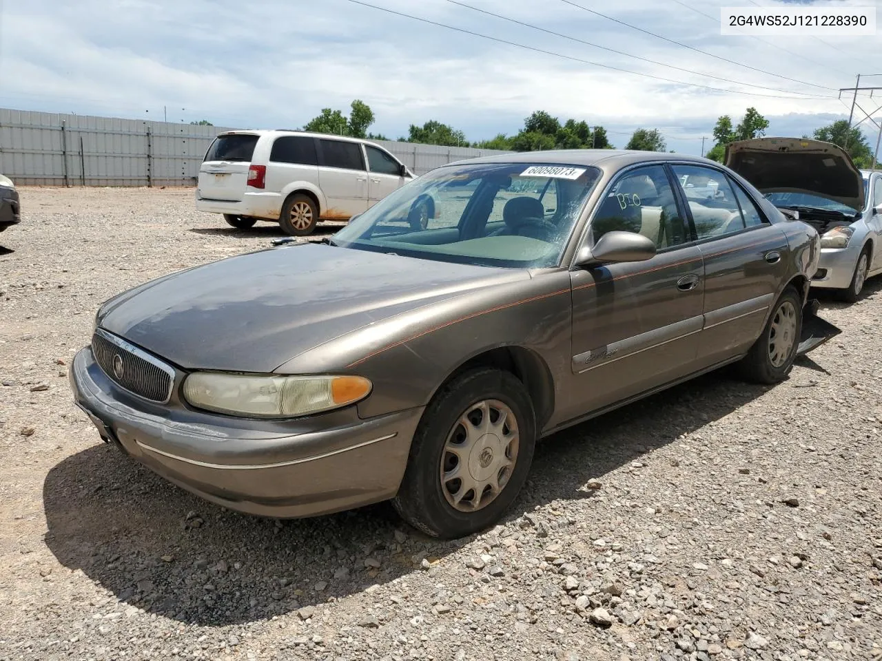 2G4WS52J121228390 2002 Buick Century Custom