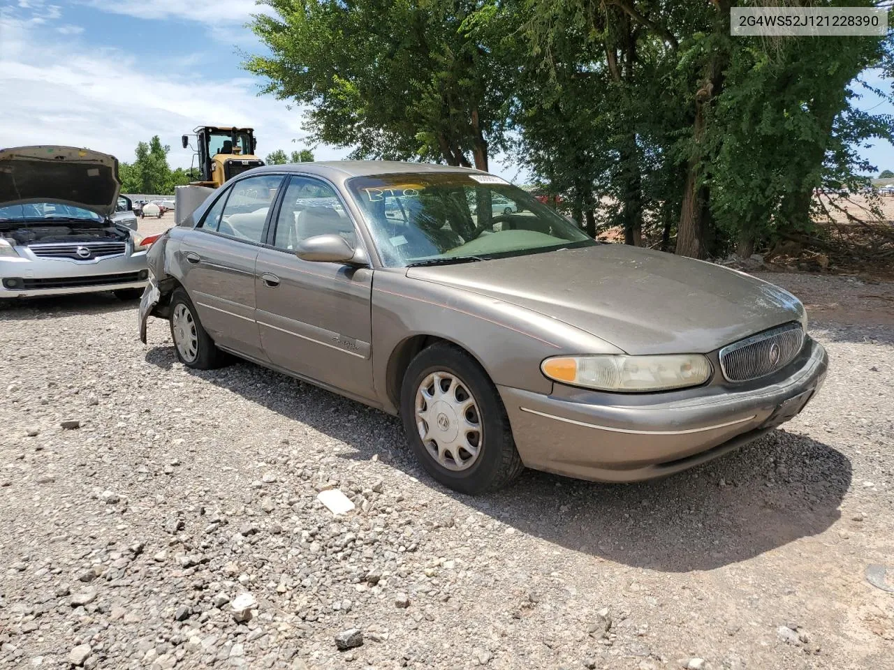 2G4WS52J121228390 2002 Buick Century Custom