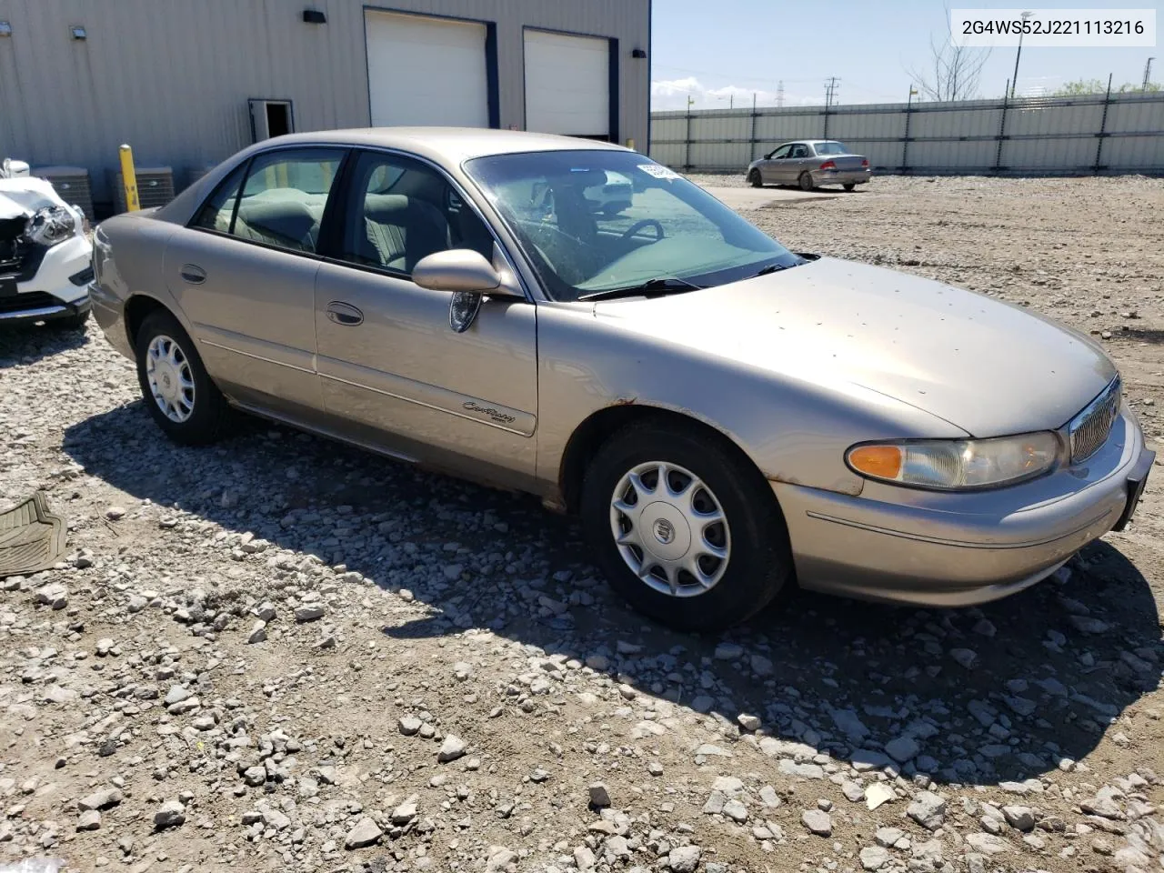 2002 Buick Century Custom VIN: 2G4WS52J221113216 Lot: 55549384