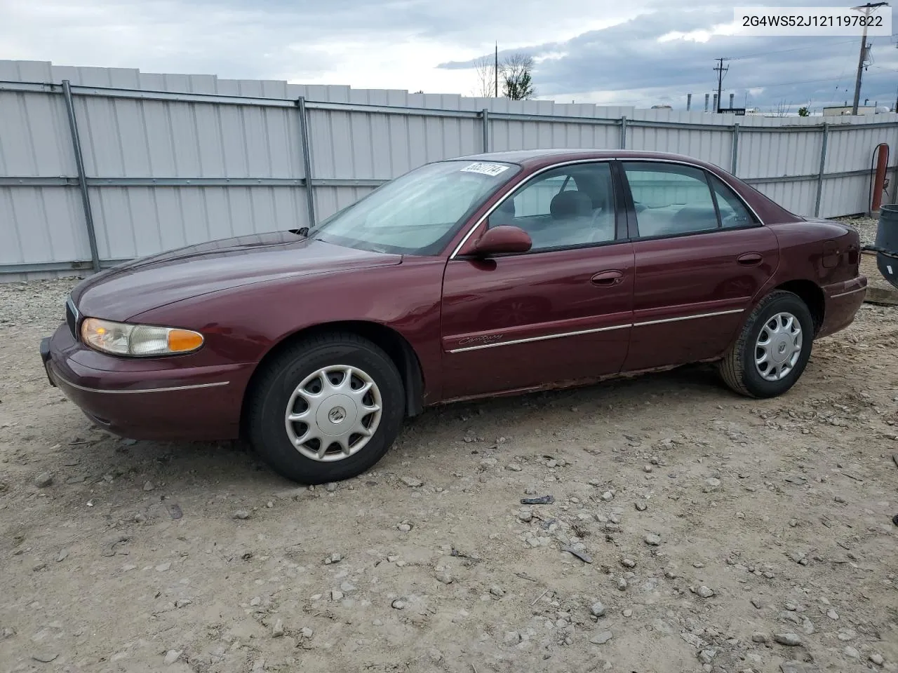 2002 Buick Century Custom VIN: 2G4WS52J121197822 Lot: 56527714