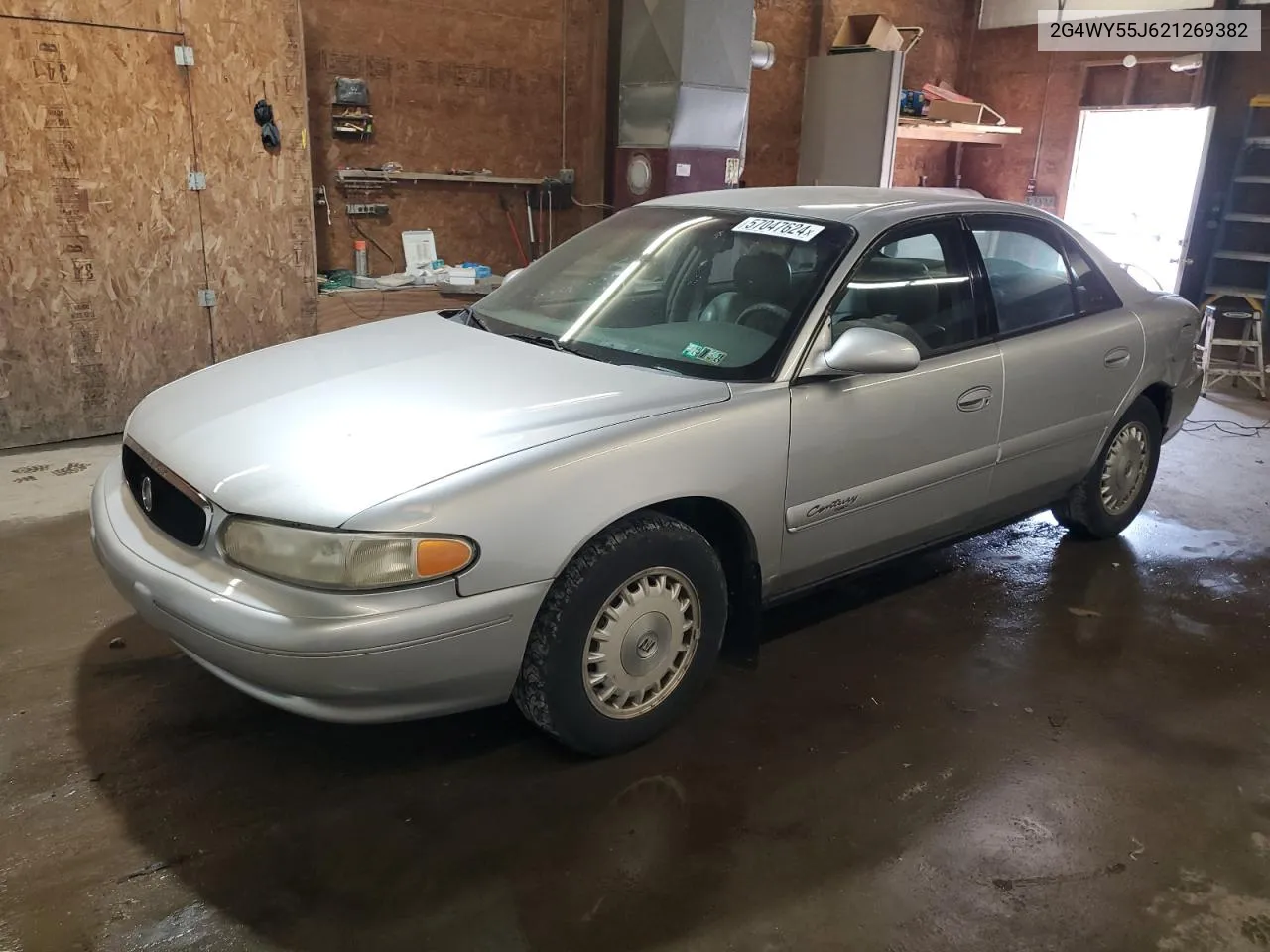 2002 Buick Century Limited VIN: 2G4WY55J621269382 Lot: 57047624