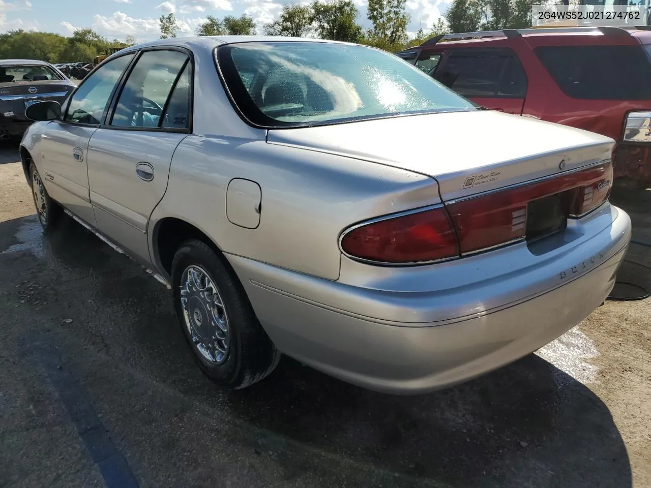 2002 Buick Century Custom VIN: 2G4WS52J021274762 Lot: 70598164