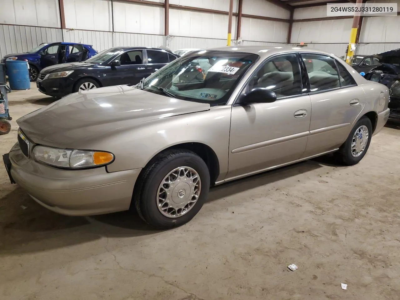 2003 Buick Century Custom VIN: 2G4WS52J331280119 Lot: 46622334