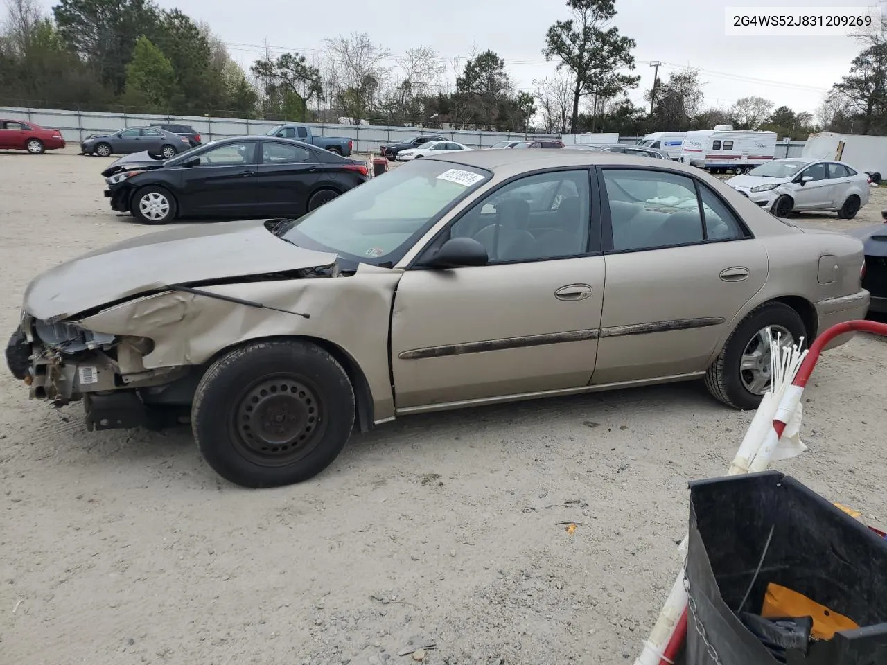 2G4WS52J831209269 2003 Buick Century Custom