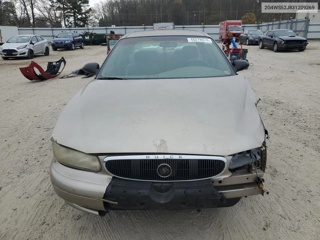 2G4WS52J831209269 2003 Buick Century Custom