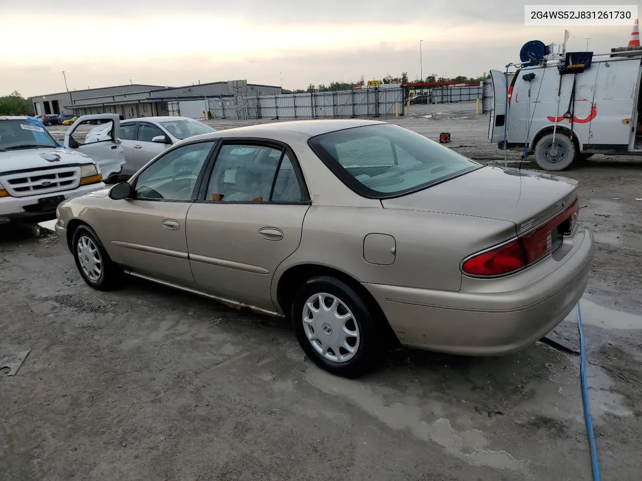 2003 Buick Century Custom VIN: 2G4WS52J831261730 Lot: 54003594