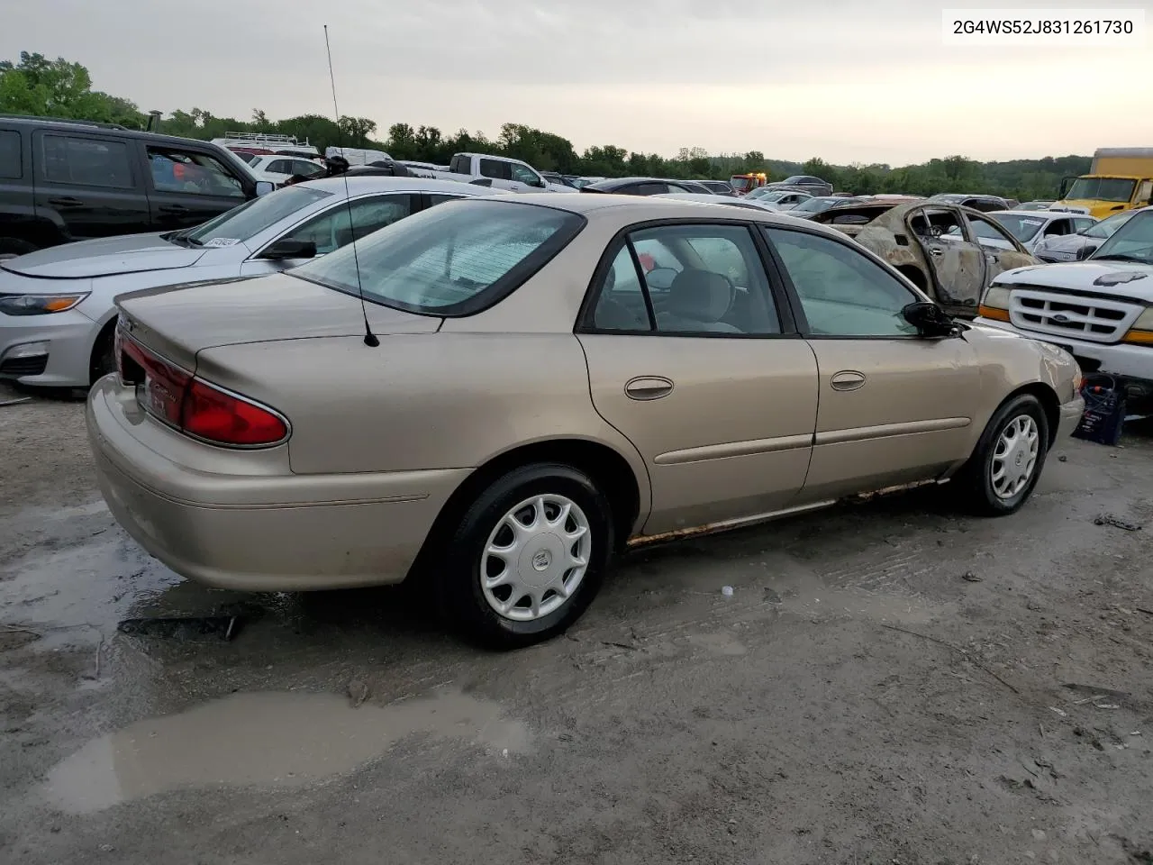 2003 Buick Century Custom VIN: 2G4WS52J831261730 Lot: 54003594