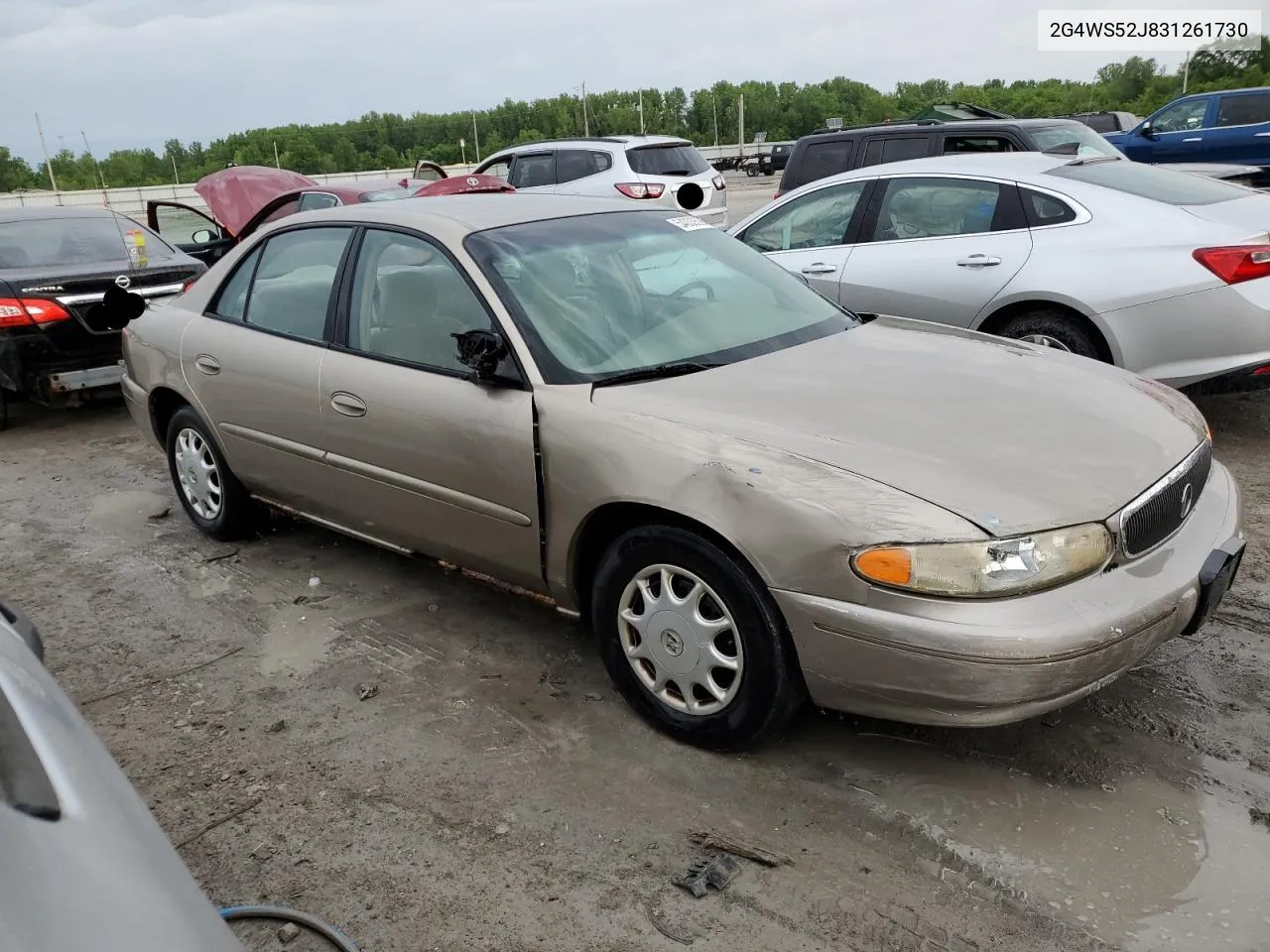 2003 Buick Century Custom VIN: 2G4WS52J831261730 Lot: 54003594