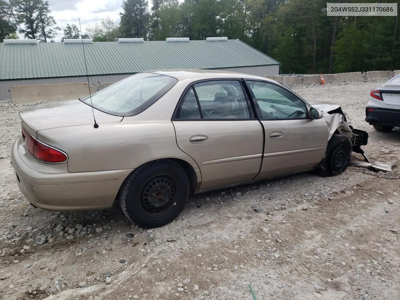 2003 Buick Century Custom VIN: 2G4WS52J331170686 Lot: 55526904