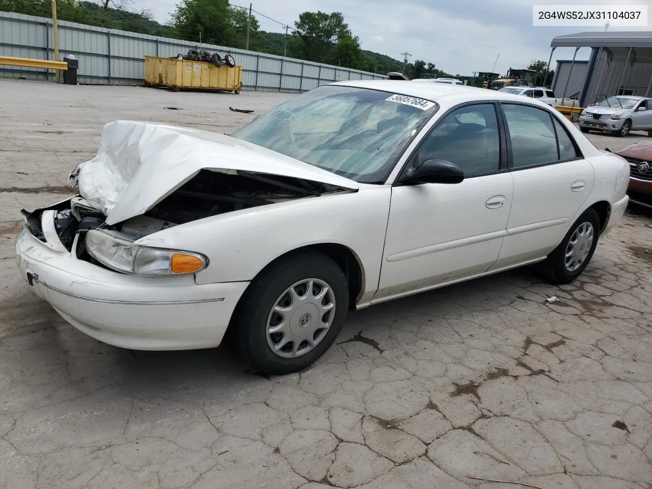 2003 Buick Century Custom VIN: 2G4WS52JX31104037 Lot: 56057684