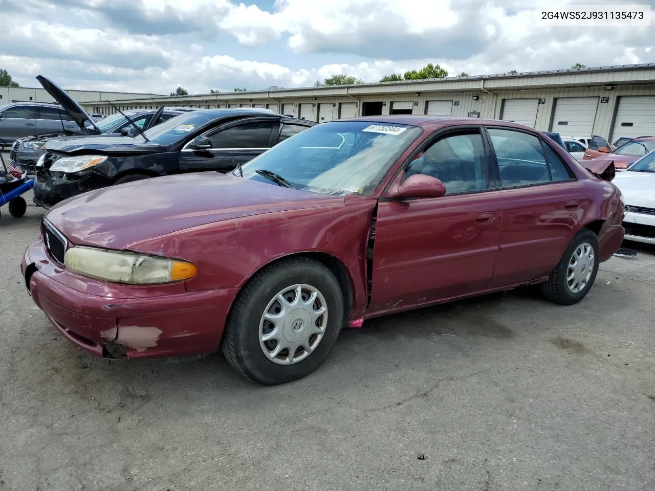 2003 Buick Century Custom VIN: 2G4WS52J931135473 Lot: 67752344