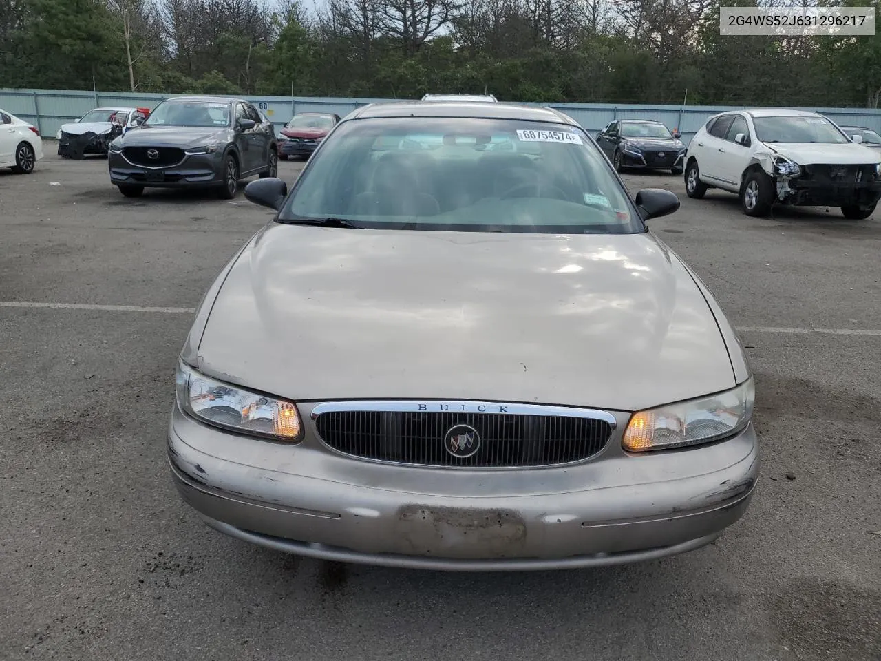 2003 Buick Century Custom VIN: 2G4WS52J631296217 Lot: 68754574