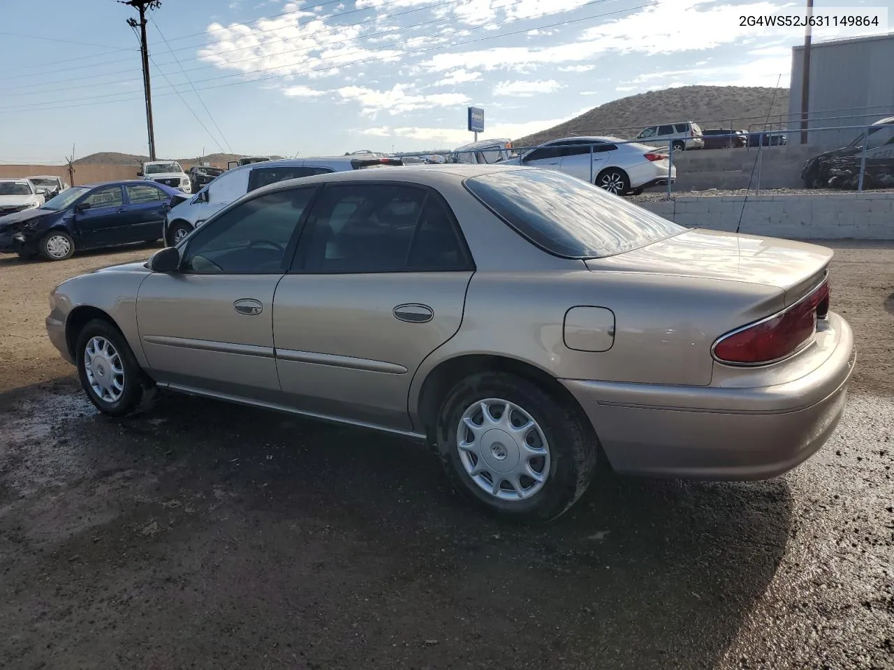 2003 Buick Century Custom VIN: 2G4WS52J631149864 Lot: 69335664