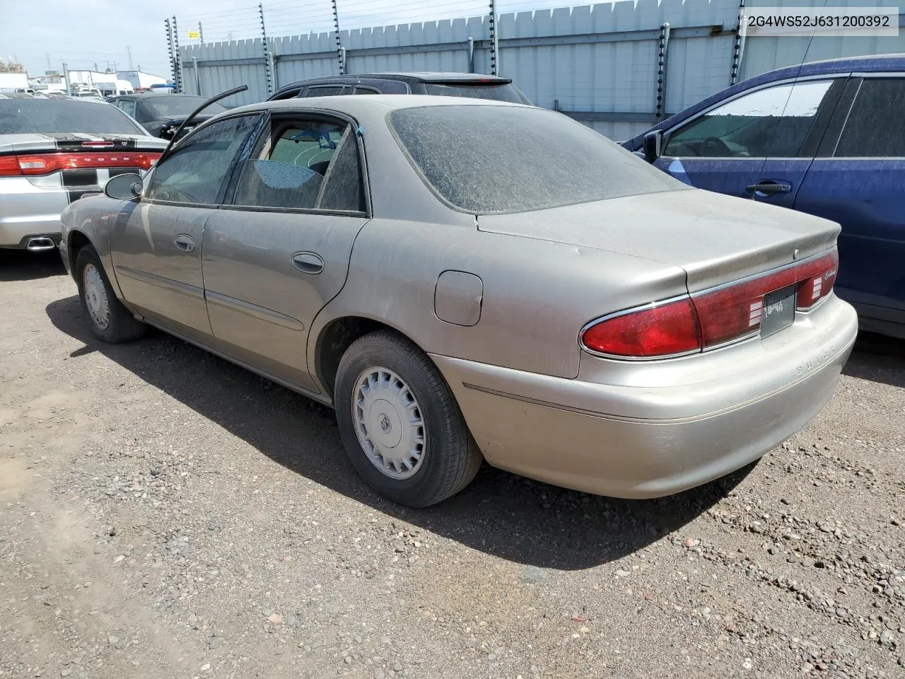 2003 Buick Century Custom VIN: 2G4WS52J631200392 Lot: 81856333