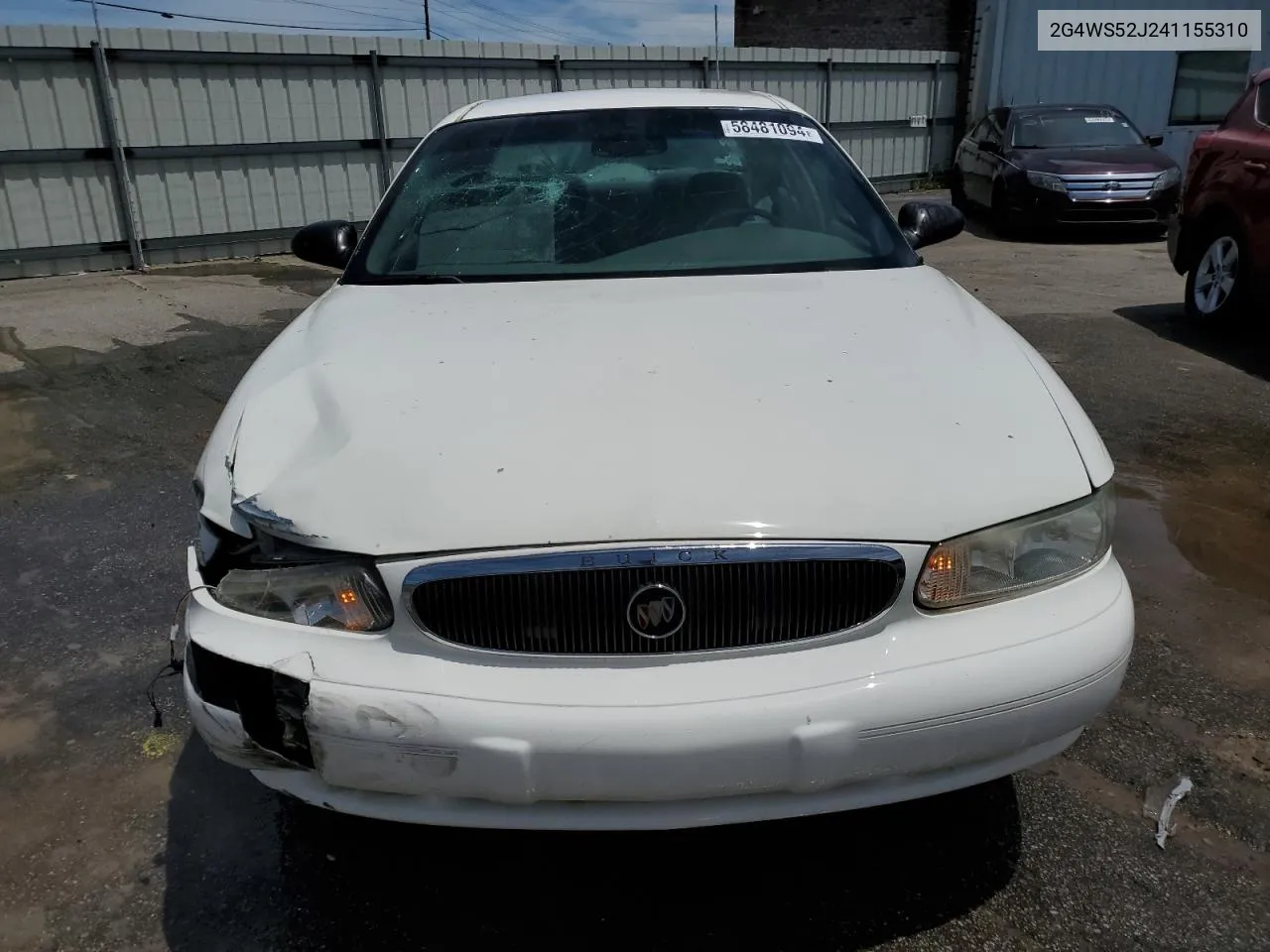 2004 Buick Century Custom VIN: 2G4WS52J241155310 Lot: 58481094