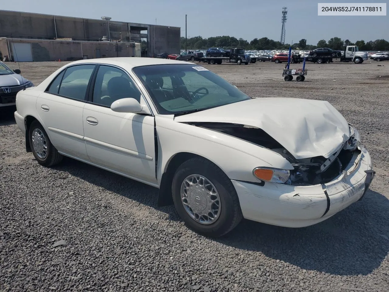 2004 Buick Century Custom VIN: 2G4WS52J741178811 Lot: 69050984