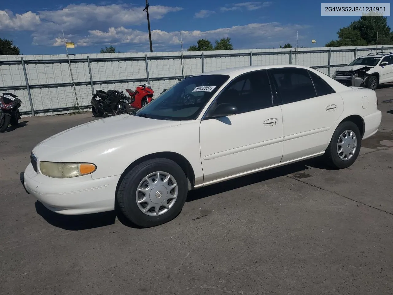 2004 Buick Century Custom VIN: 2G4WS52J841234951 Lot: 69822054