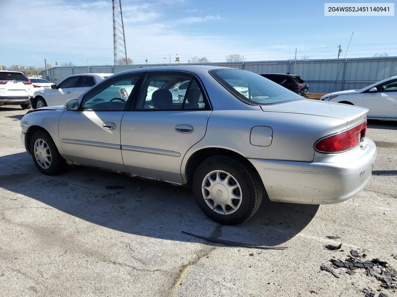 2005 Buick Century Custom VIN: 2G4WS52J451140941 Lot: 50065534