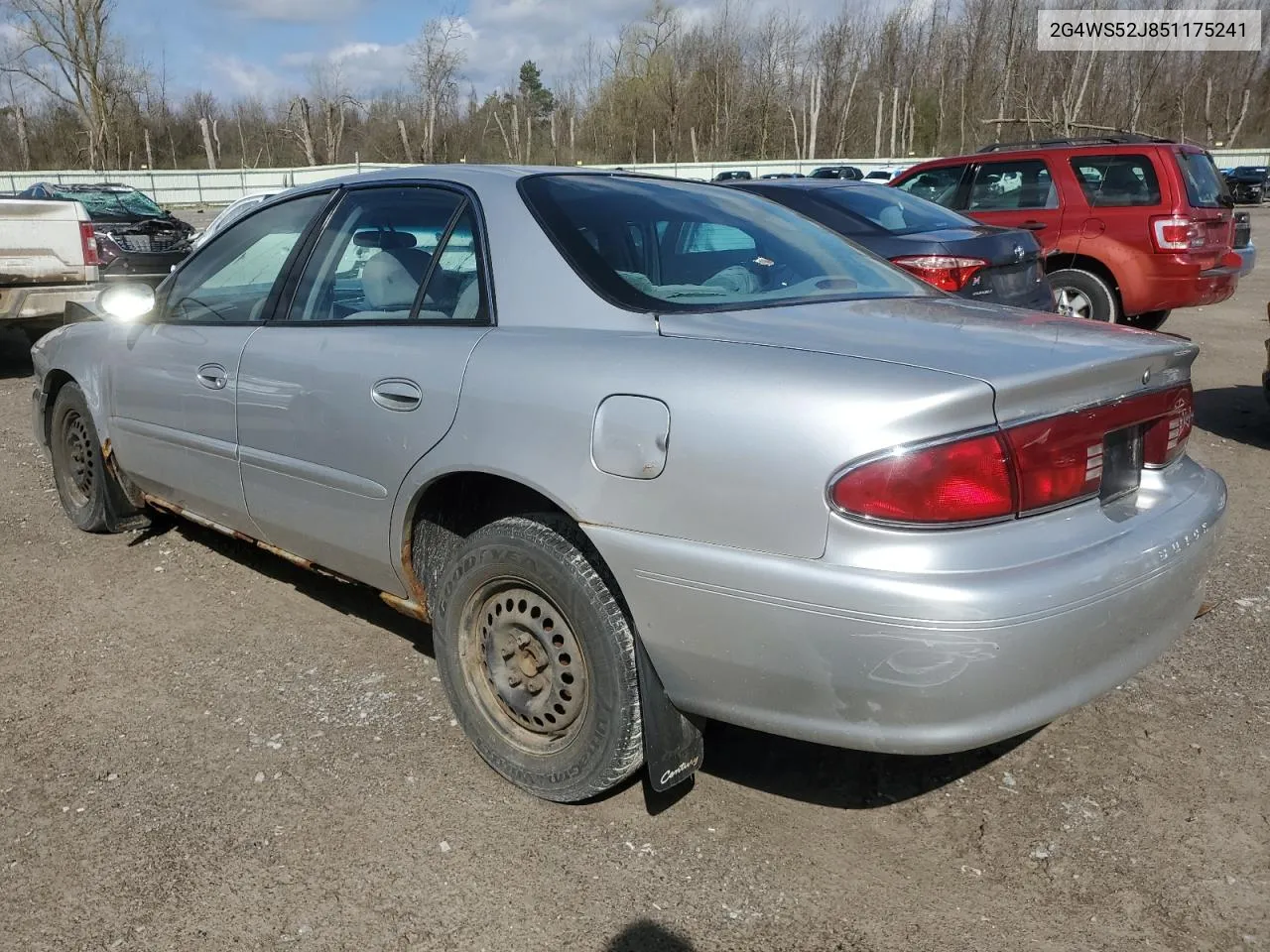 2005 Buick Century Custom VIN: 2G4WS52J851175241 Lot: 50362564