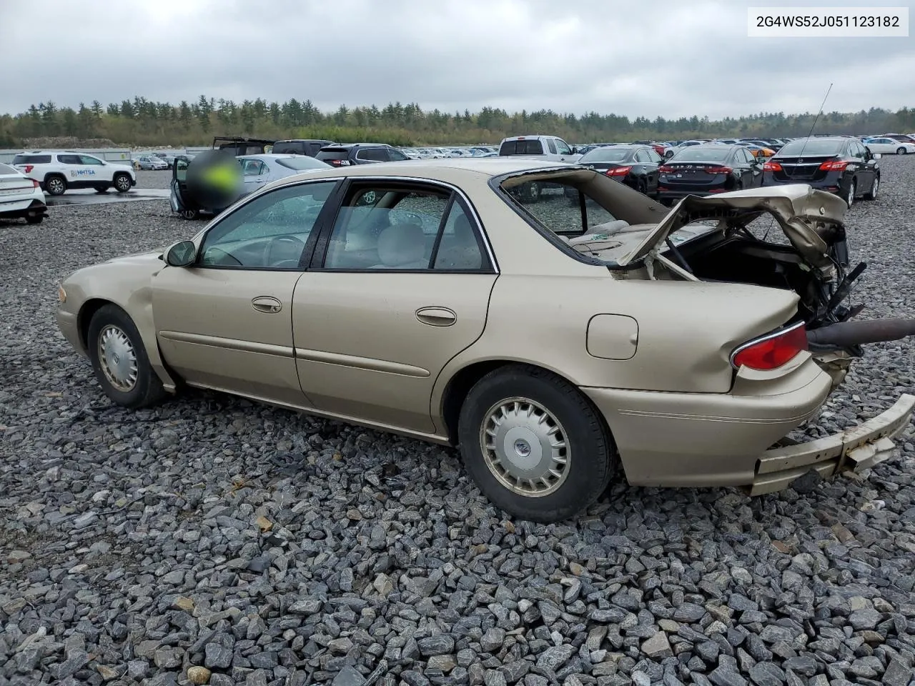 2005 Buick Century Custom VIN: 2G4WS52J051123182 Lot: 54202204