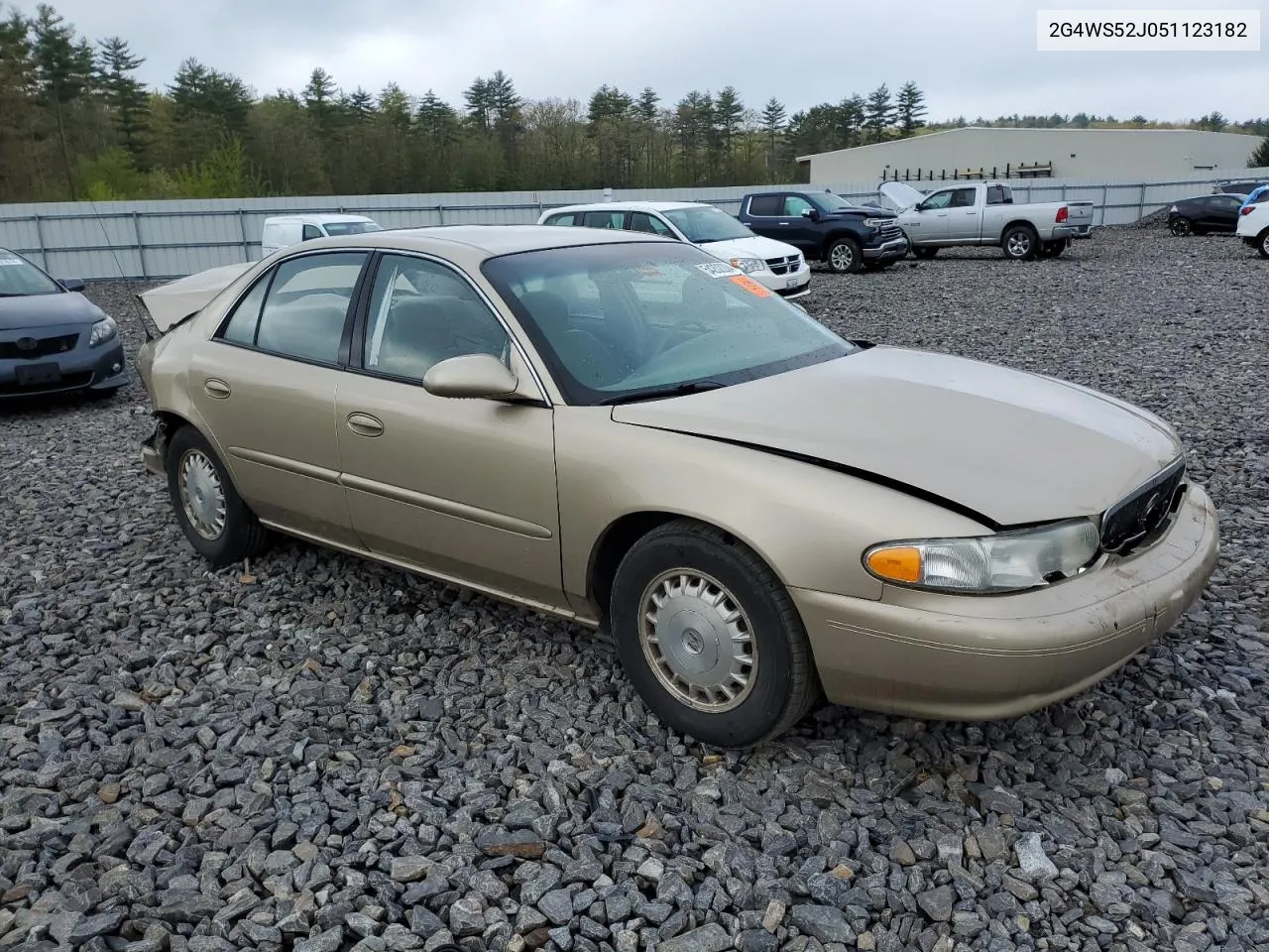 2005 Buick Century Custom VIN: 2G4WS52J051123182 Lot: 54202204