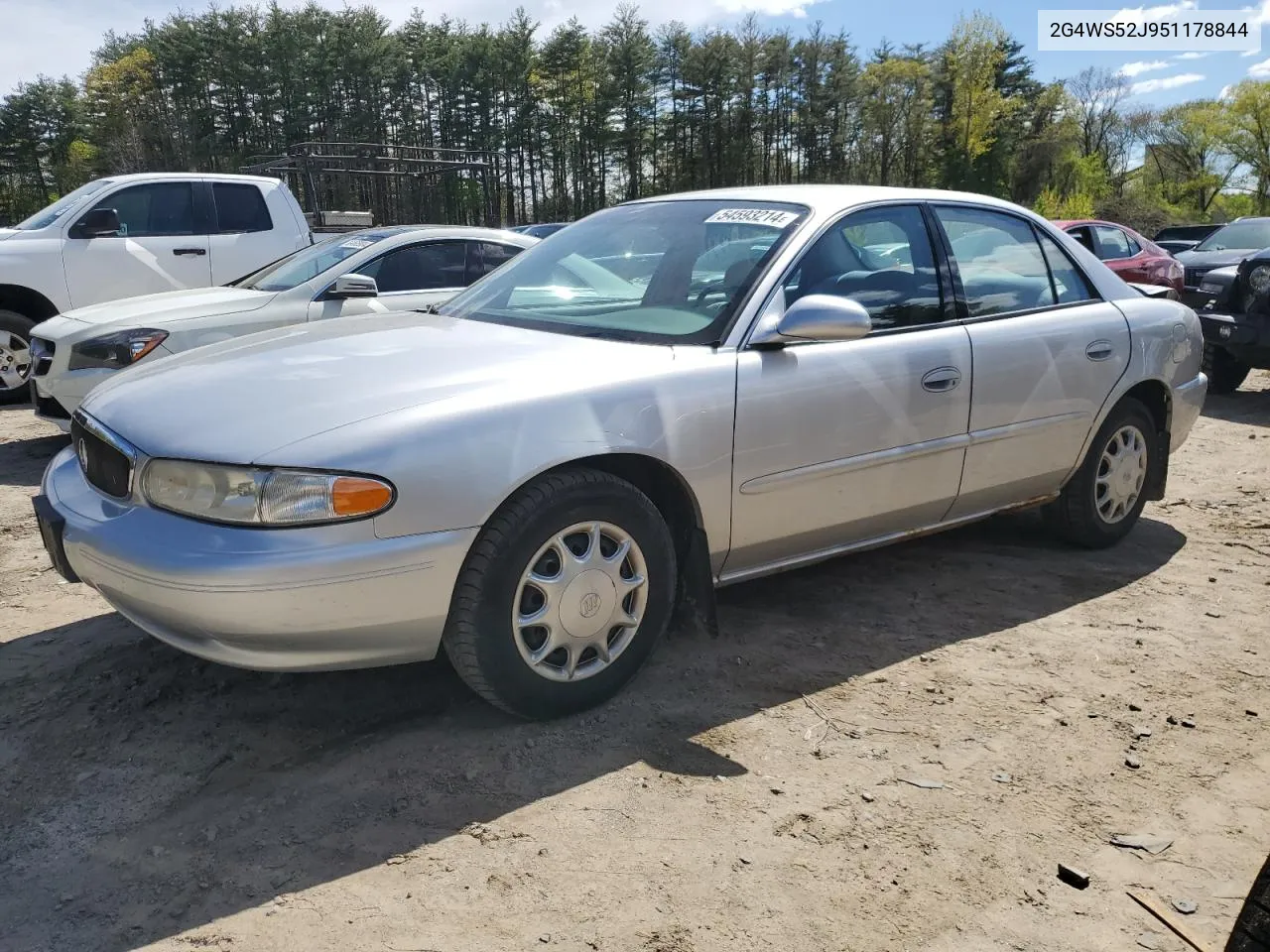 2005 Buick Century Custom VIN: 2G4WS52J951178844 Lot: 54593214