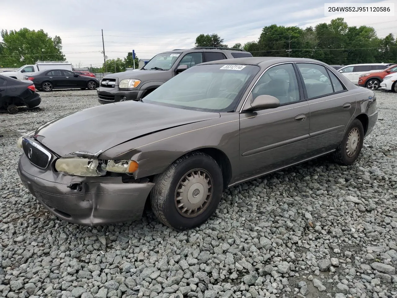 2005 Buick Century Custom VIN: 2G4WS52J951120586 Lot: 55312114