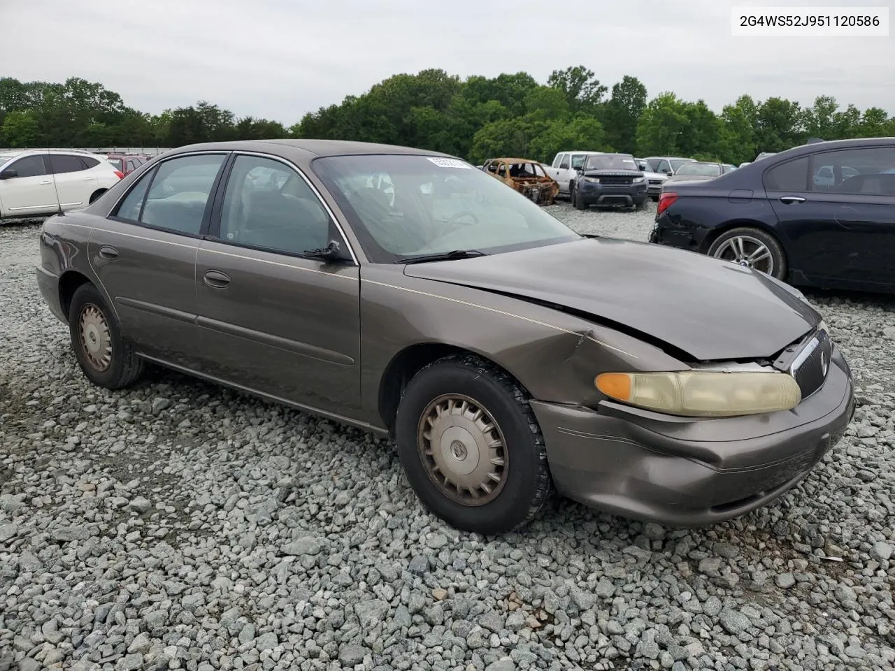 2005 Buick Century Custom VIN: 2G4WS52J951120586 Lot: 55312114