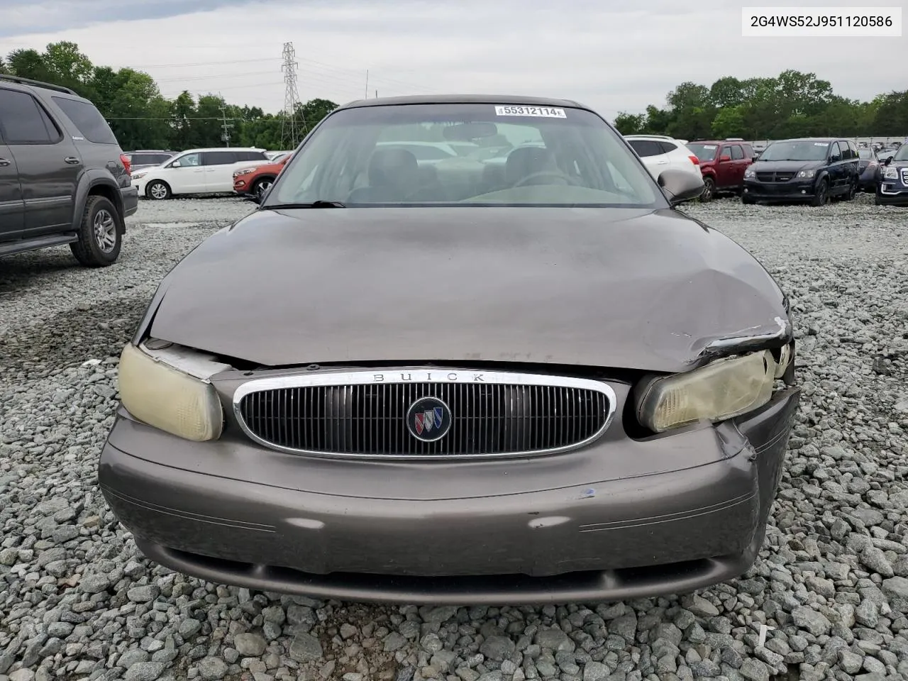 2005 Buick Century Custom VIN: 2G4WS52J951120586 Lot: 55312114