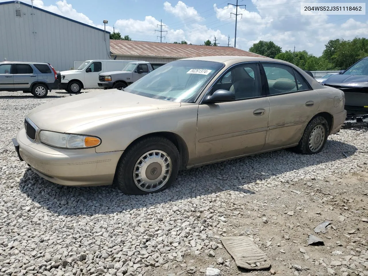 2005 Buick Century Custom VIN: 2G4WS52J351118462 Lot: 56261374