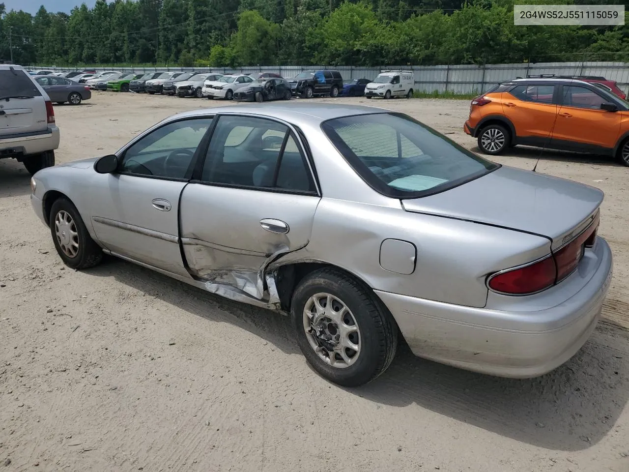 2005 Buick Century Custom VIN: 2G4WS52J551115059 Lot: 57604114