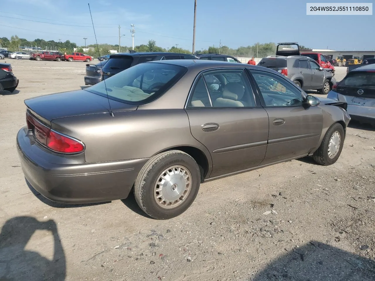 2005 Buick Century Custom VIN: 2G4WS52J551110850 Lot: 68307864