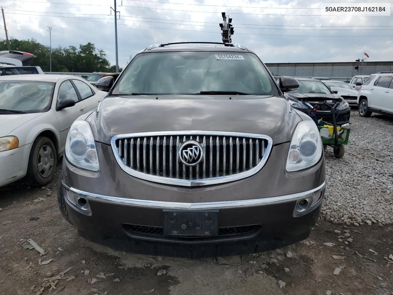 2008 Buick Enclave Cxl VIN: 5GAER23708J162184 Lot: 55754234