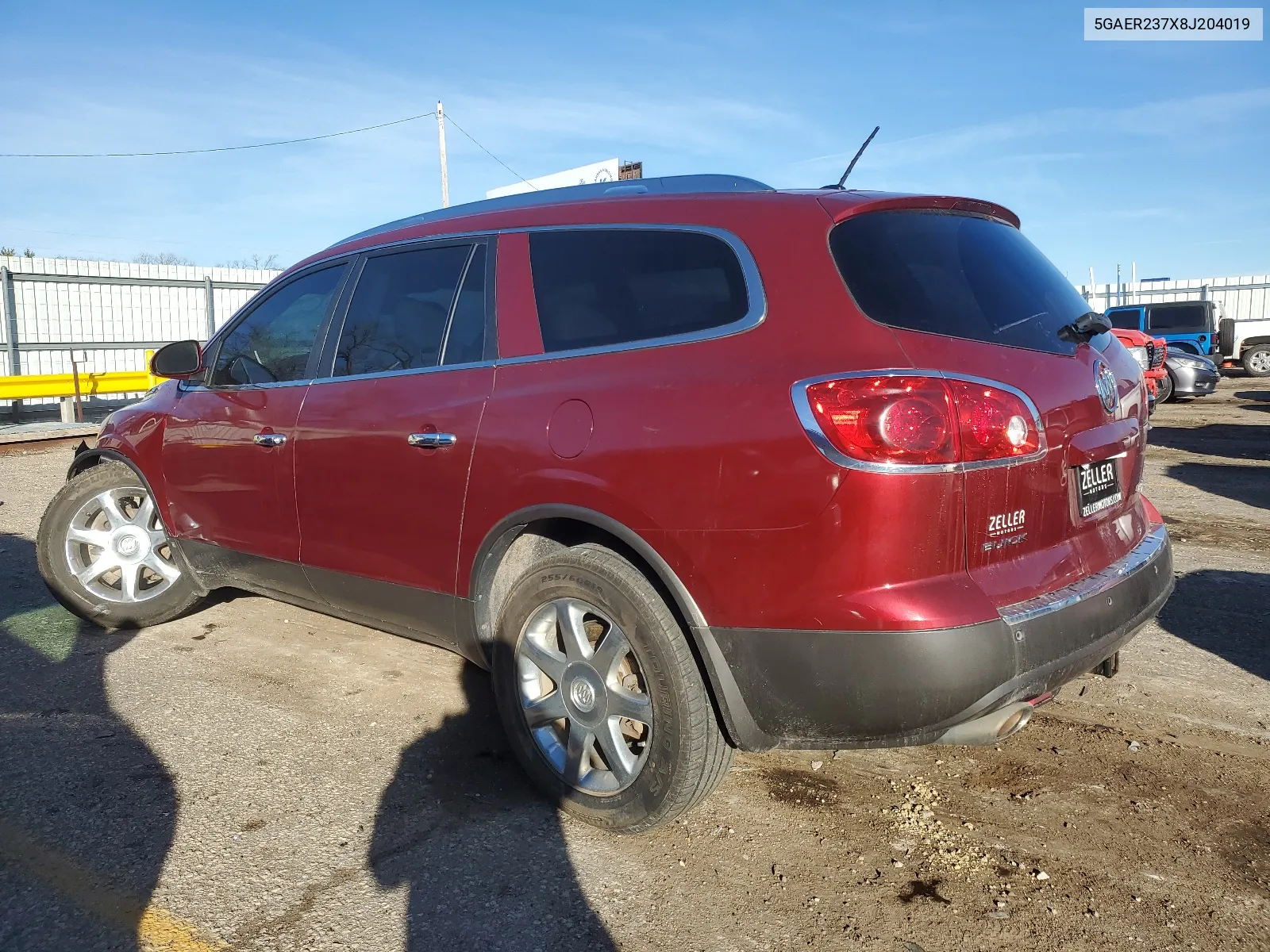 5GAER237X8J204019 2008 Buick Enclave Cxl