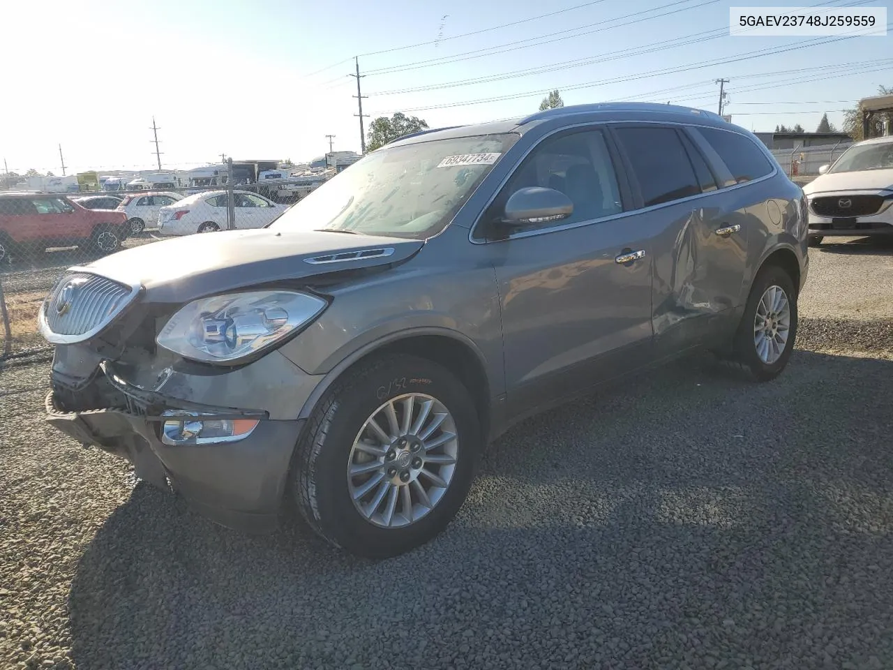 2008 Buick Enclave Cxl VIN: 5GAEV23748J259559 Lot: 69347734