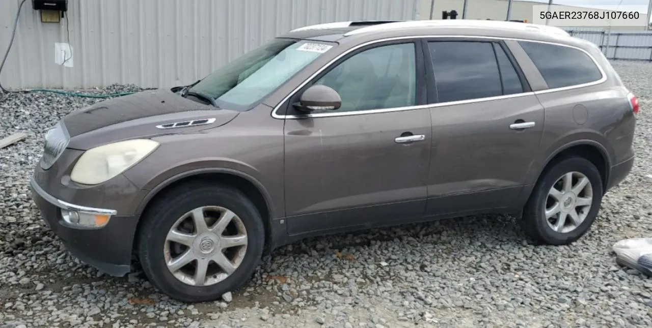 2008 Buick Enclave Cxl VIN: 5GAER23768J107660 Lot: 70237124