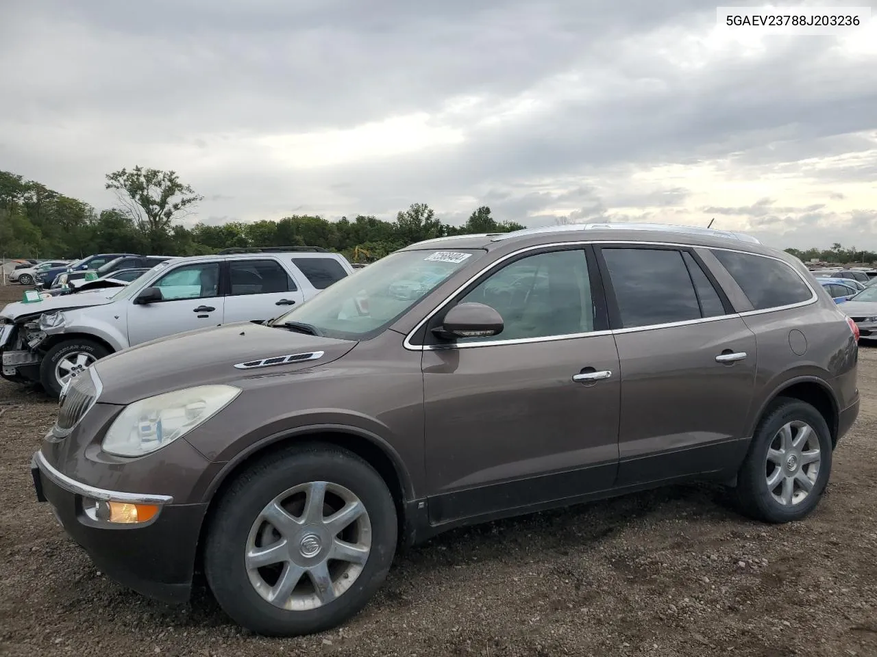 2008 Buick Enclave Cxl VIN: 5GAEV23788J203236 Lot: 72568404