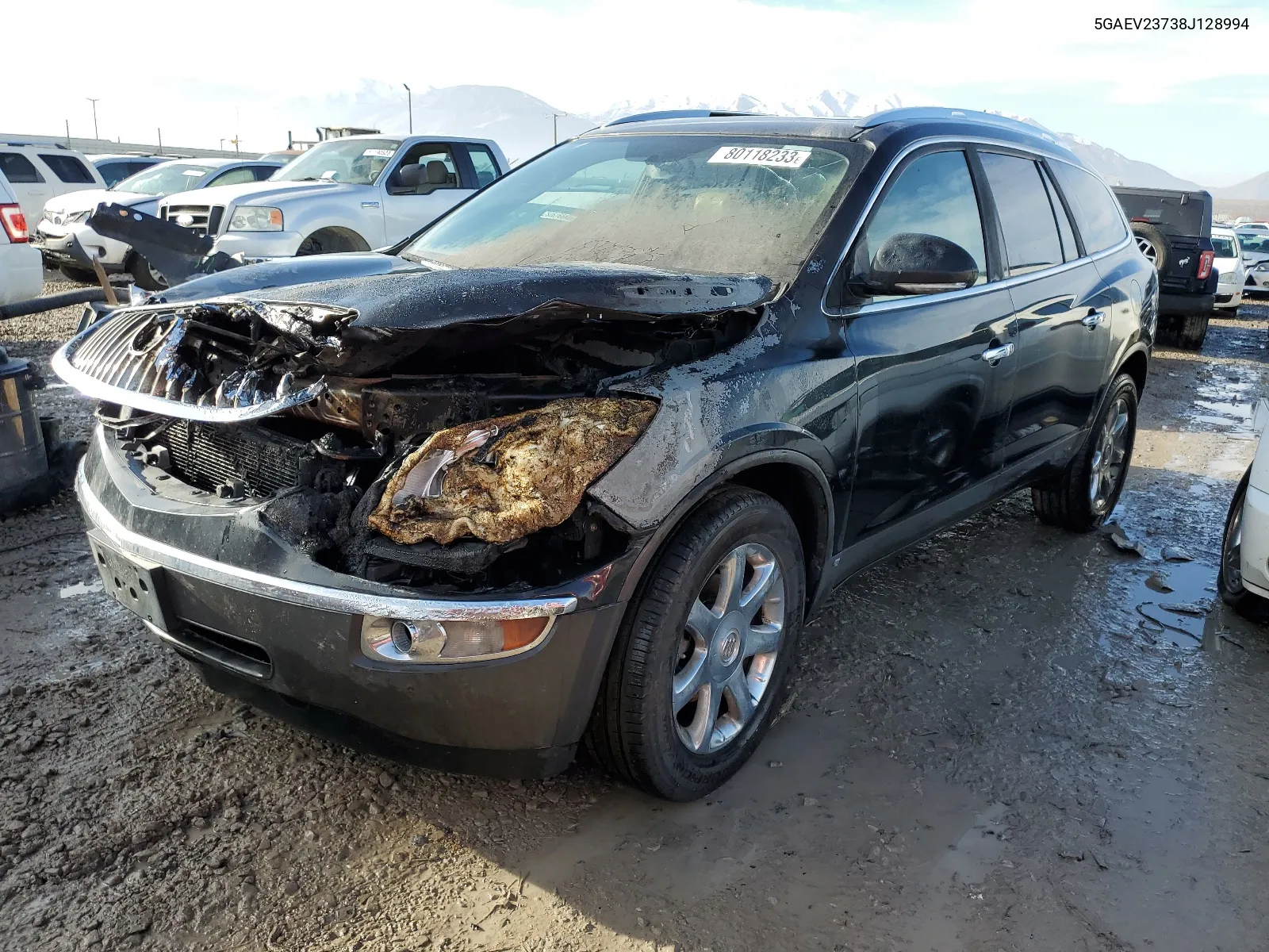 2008 Buick Enclave Cxl VIN: 5GAEV23738J128994 Lot: 80118233