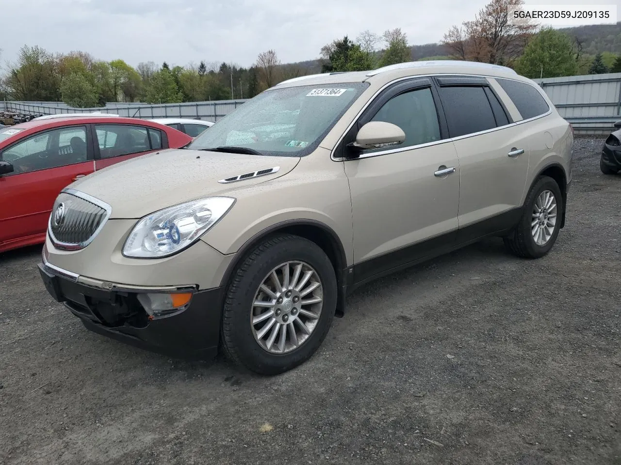 2009 Buick Enclave Cxl VIN: 5GAER23D59J209135 Lot: 51371364