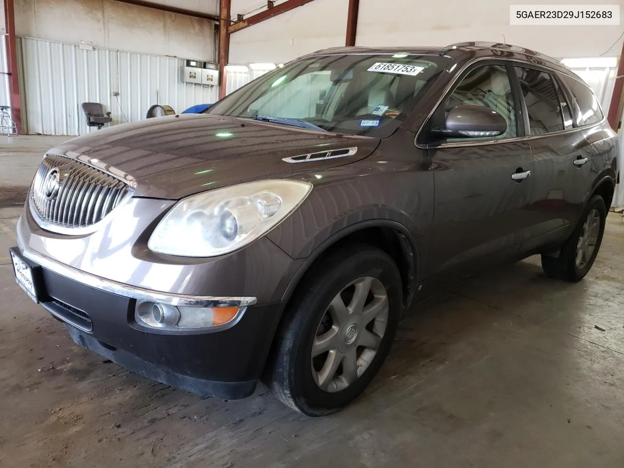 2009 Buick Enclave Cxl VIN: 5GAER23D29J152683 Lot: 61851753