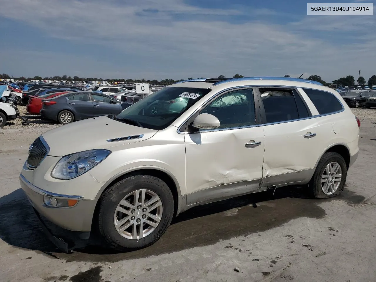 2009 Buick Enclave Cx VIN: 5GAER13D49J194914 Lot: 69853824