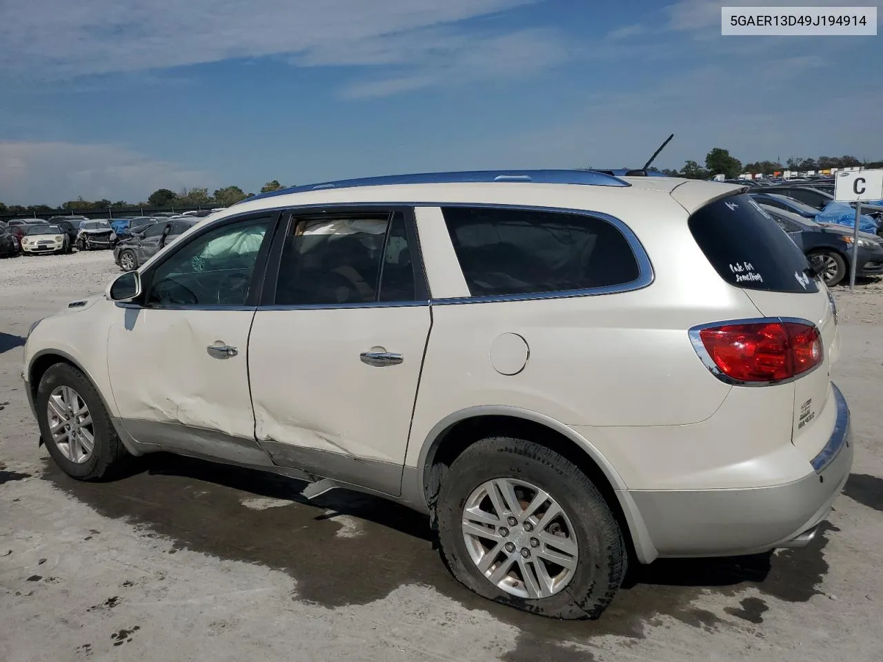 2009 Buick Enclave Cx VIN: 5GAER13D49J194914 Lot: 69853824