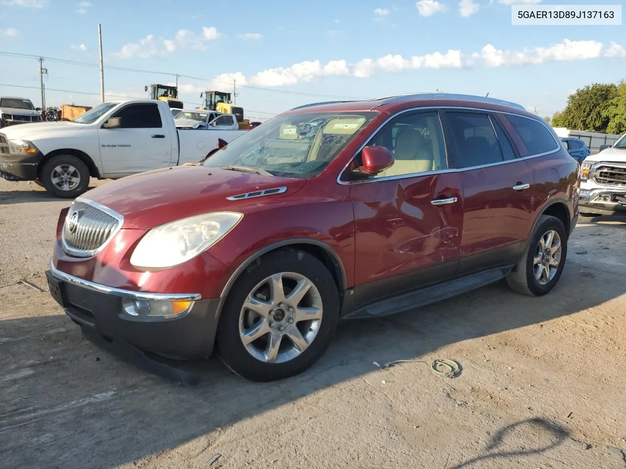 2009 Buick Enclave Cx VIN: 5GAER13D89J137163 Lot: 70525404