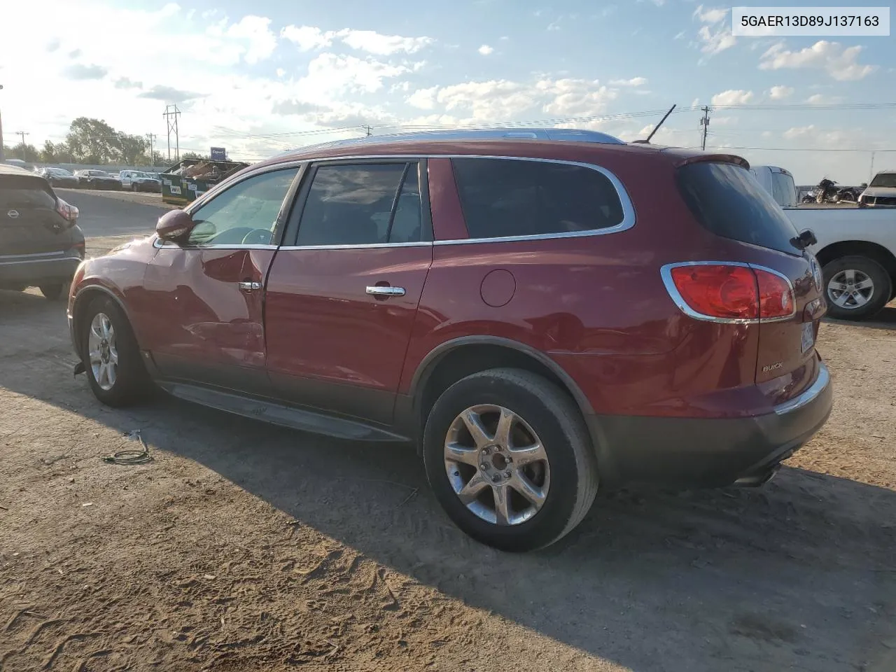 2009 Buick Enclave Cx VIN: 5GAER13D89J137163 Lot: 70525404