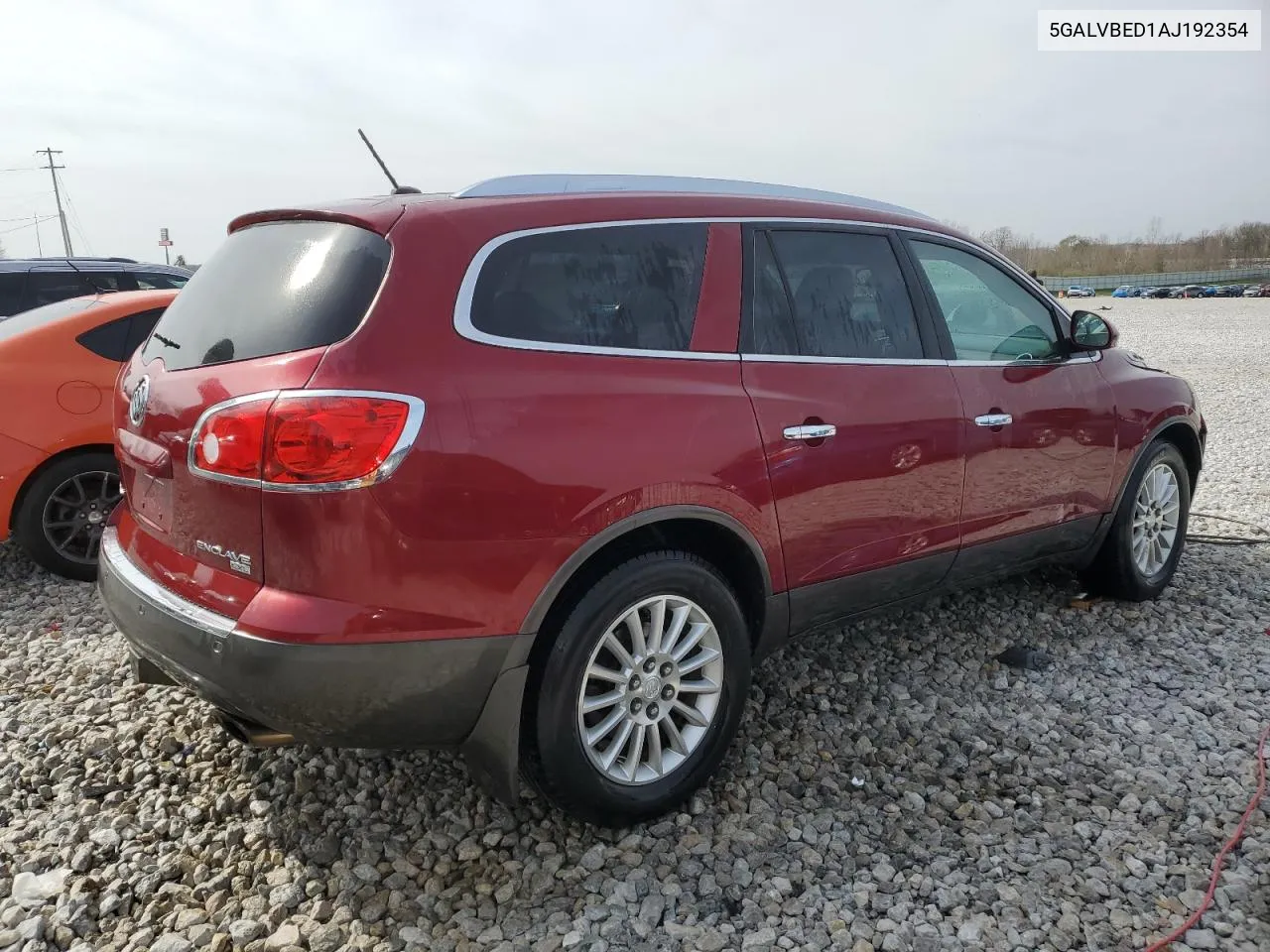 2010 Buick Enclave Cxl VIN: 5GALVBED1AJ192354 Lot: 51960064