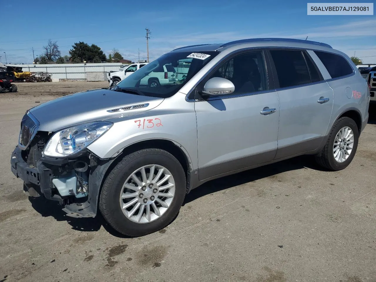 2010 Buick Enclave Cxl VIN: 5GALVBED7AJ129081 Lot: 54242324