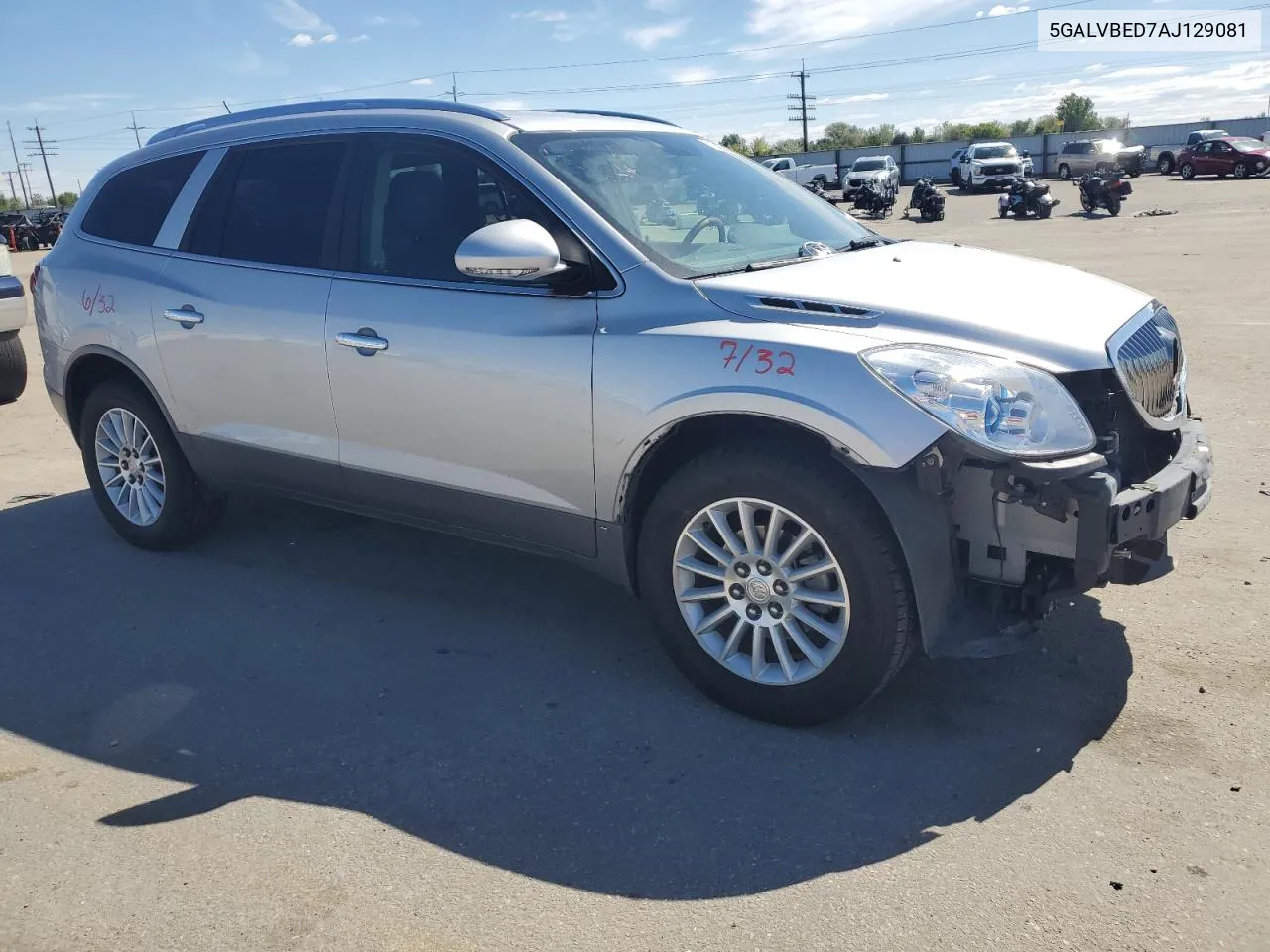 5GALVBED7AJ129081 2010 Buick Enclave Cxl