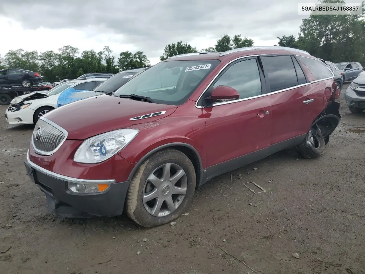 2010 Buick Enclave Cxl VIN: 5GALRBED5AJ158857 Lot: 55162444