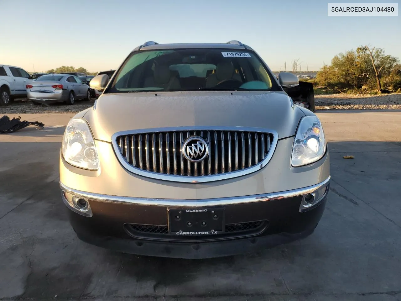 2010 Buick Enclave Cxl VIN: 5GALRCED3AJ104480 Lot: 71979234